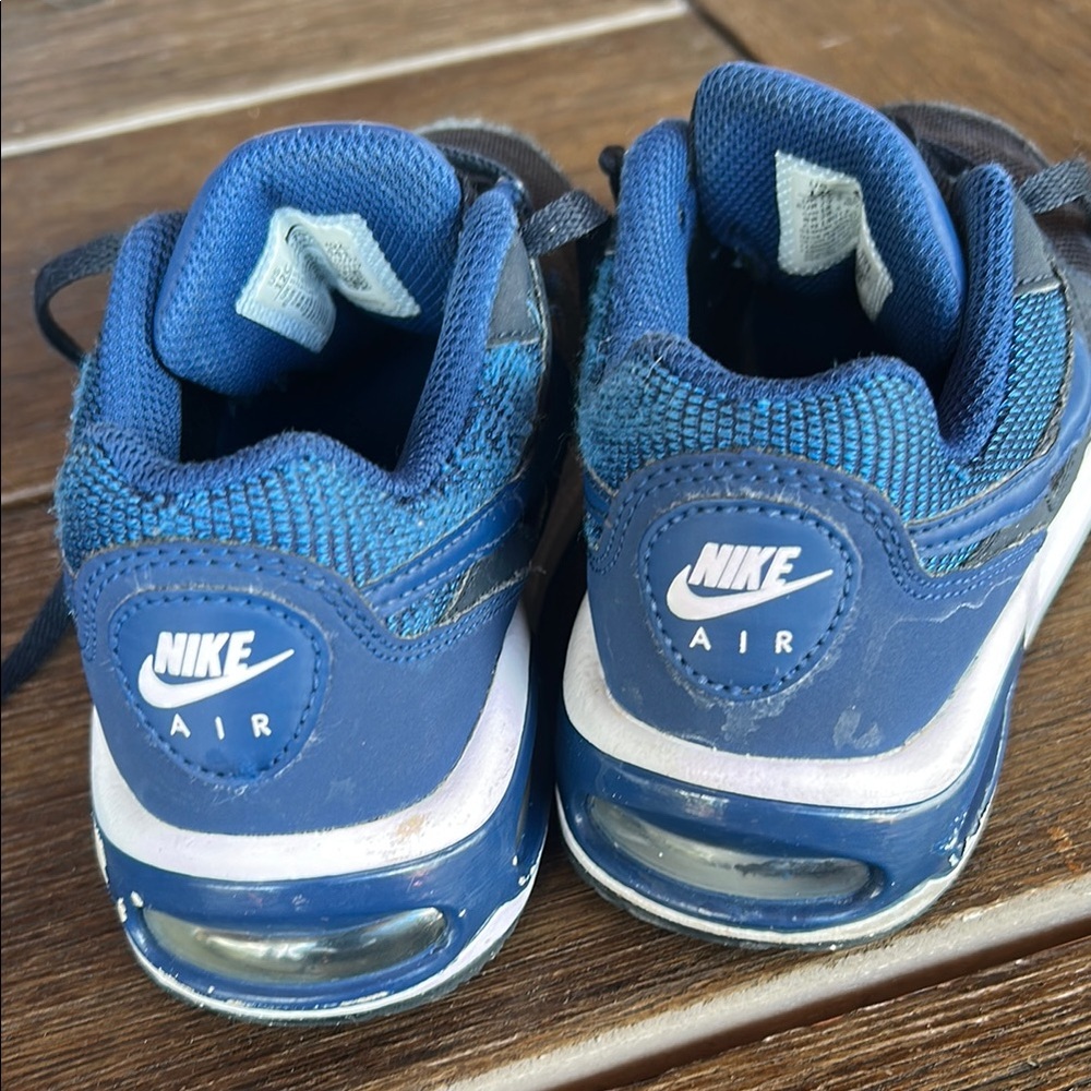 Nike Blue Air Sneakers with Mesh Upper